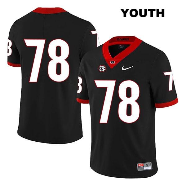 Georgia Bulldogs Youth D'Marcus Hayes #78 NCAA No Name Legend Authentic Black Nike Stitched College Football Jersey CCN4156AX